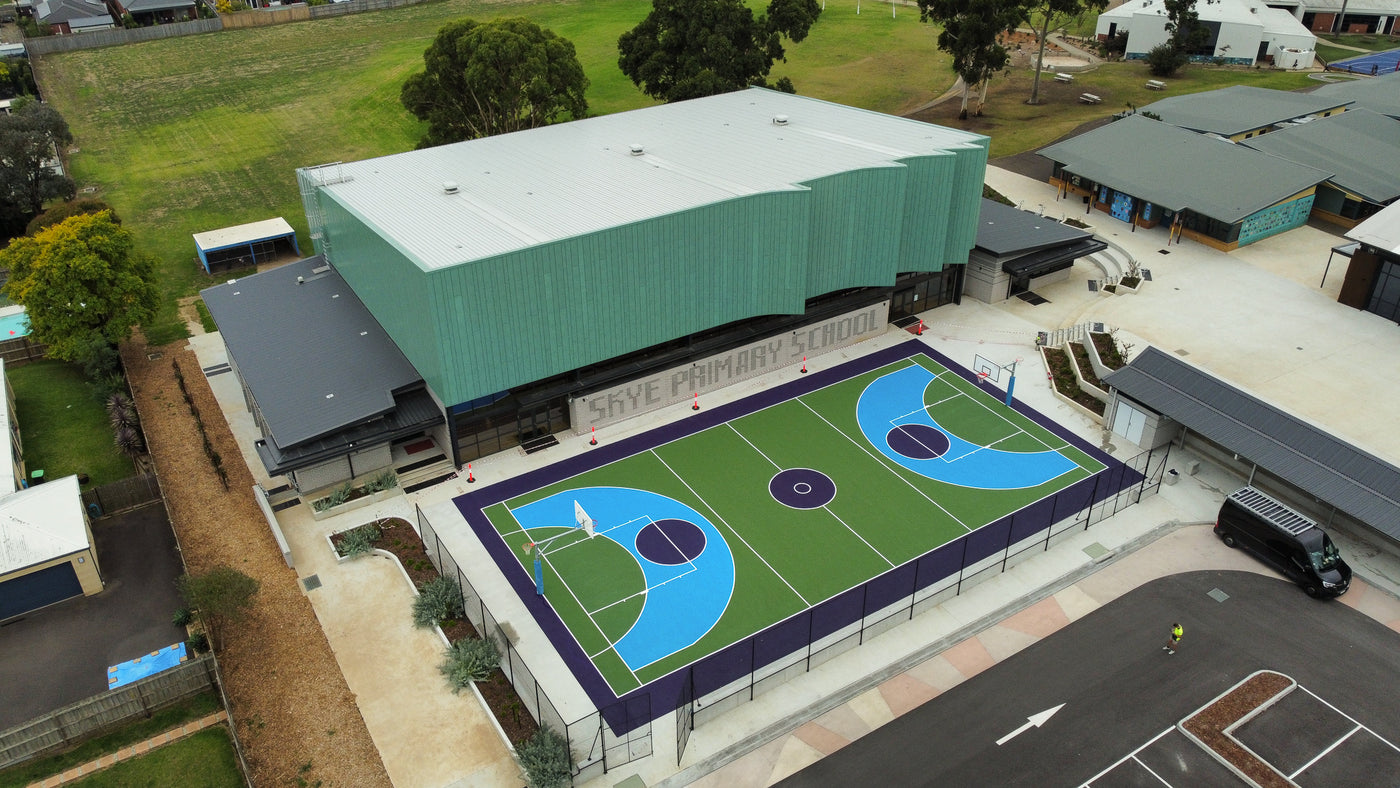 Create a dynamic and safe sports environment for students with our premium acrylic courts