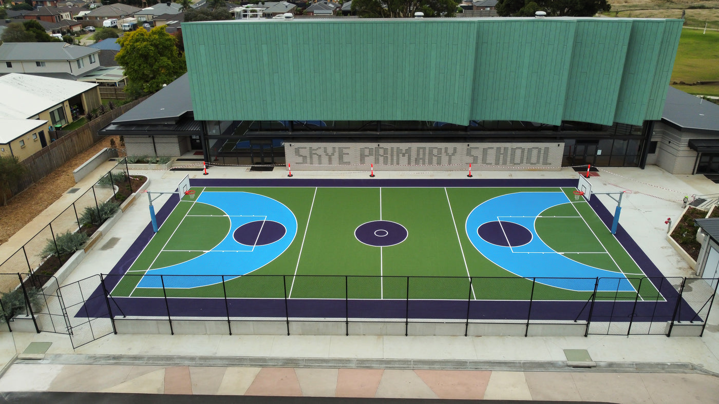 Invest in long-lasting and low-maintenance acrylic sports courts for your school's athletic needs