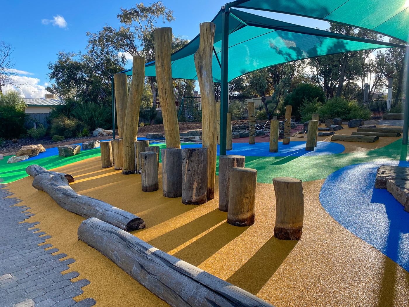 Experience the ultimate safe playground surface for students with our top-quality colourful rubber
