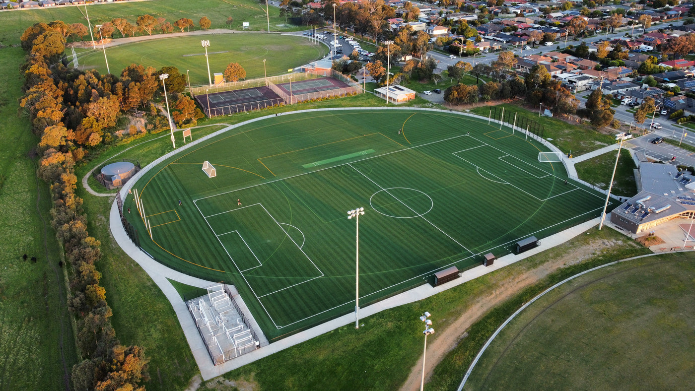 Tuff Group, Australia’s leading Soccer & Football commercial sports turf & synthetic grass specialists - Carrum Downs FIFA/AFL 