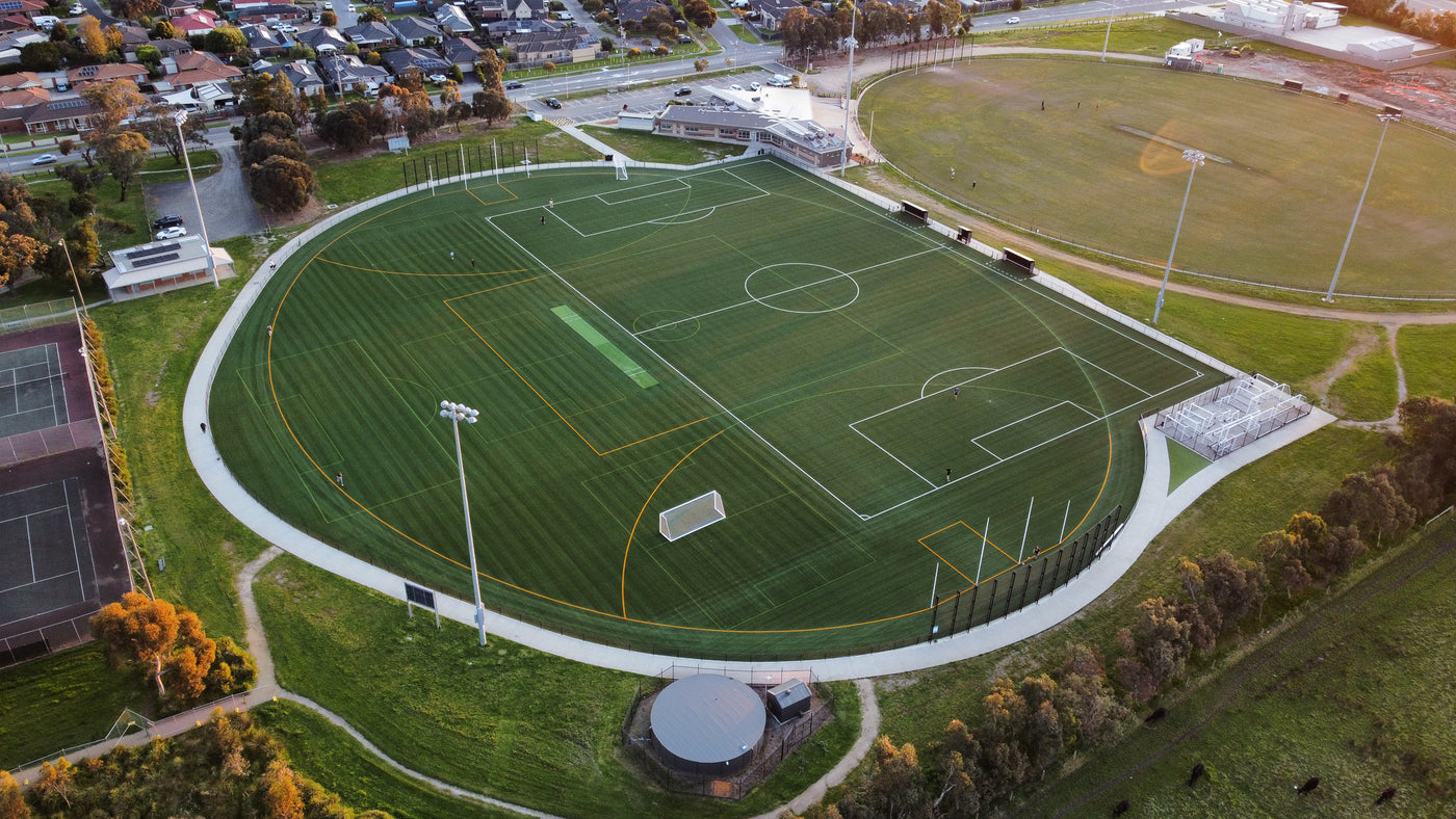 Tuff Group, Australia’s leading Soccer & Football commercial sports turf & synthetic grass specialists - Carrum Downs FIFA/AFL 