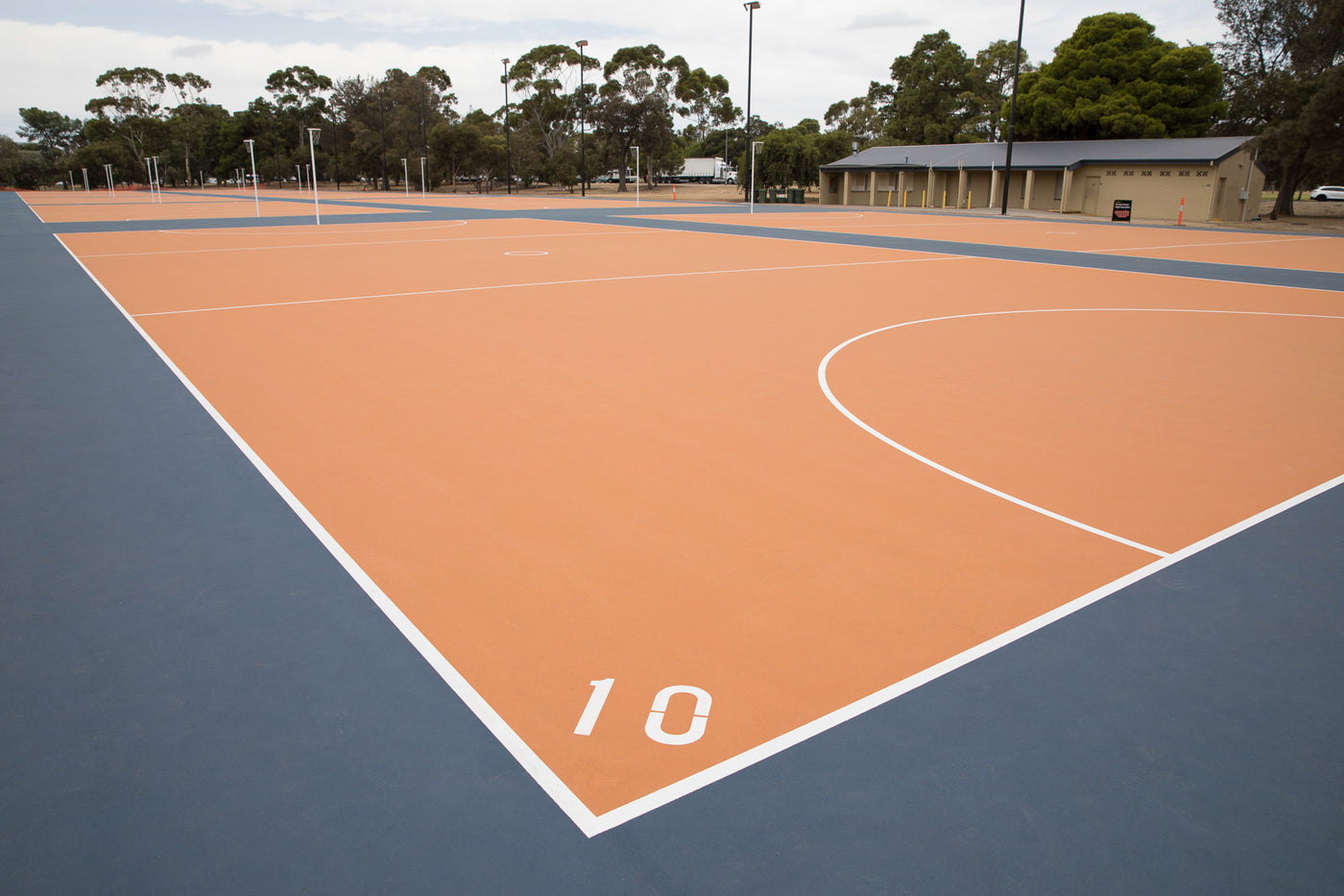 Park 22 Netball Courts - Tuff Group, Australia’s leading commercial acrylic sports & synthetic grass specialists. 