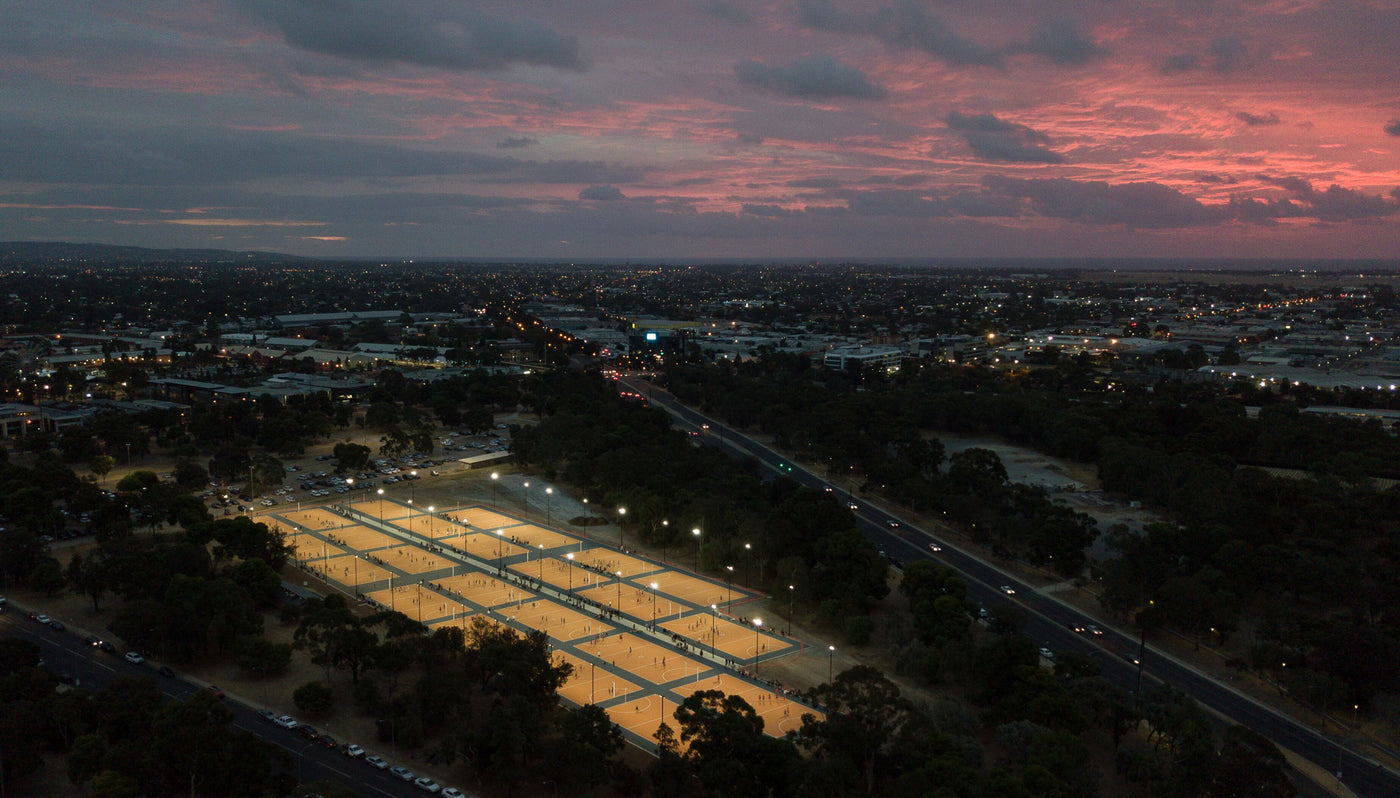 Park 22 Netball Courts - Tuff Group, Australia’s leading commercial acrylic sports & synthetic grass specialists. 