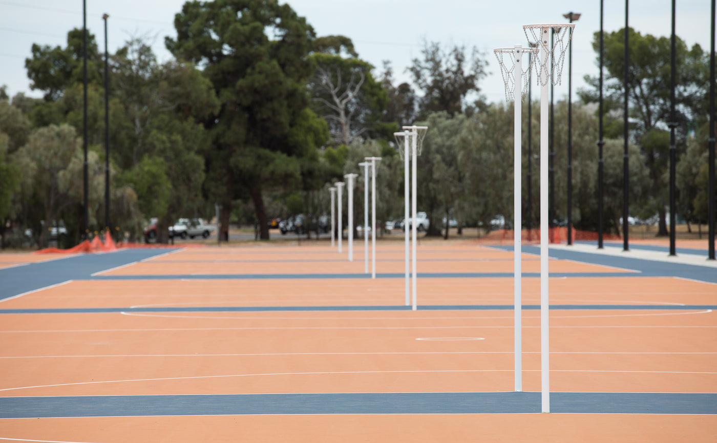 Park 22 Netball Courts - Tuff Group, Australia’s leading commercial acrylic sports & synthetic grass specialists. 