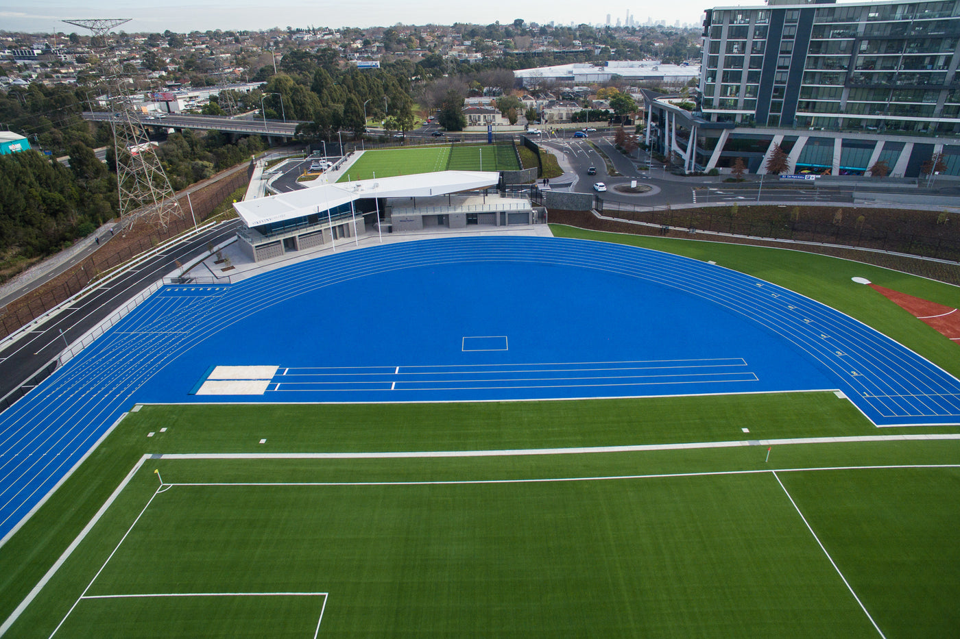 St. Kevin's College Sports Fields - Tuff Group, Australia’s leading outdoor education turf & synthetic grass sports specialists for rubber athletics and running tracks, hockey, football, soccer, cricket and tennis.