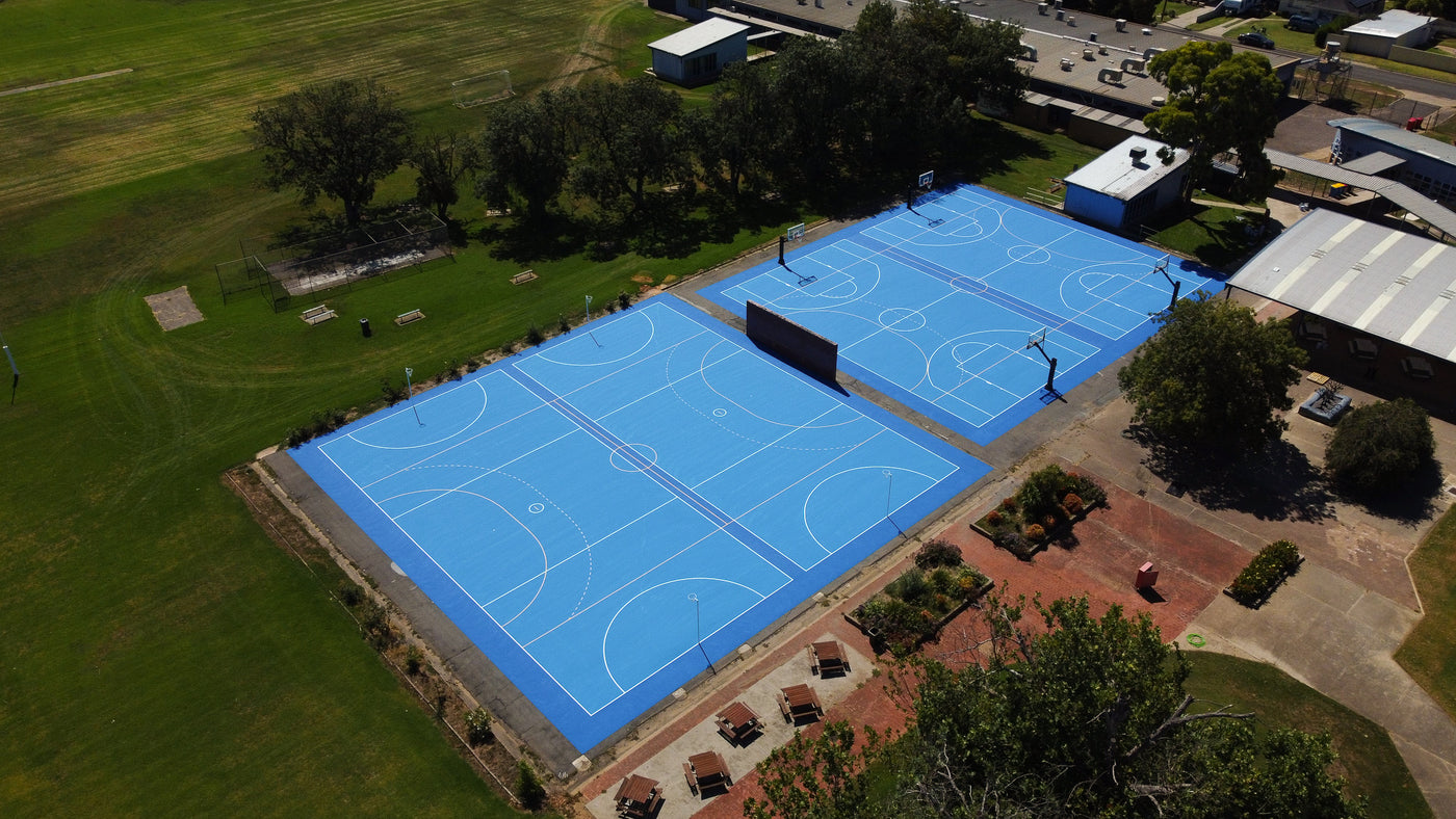 Experience the ultimate play surface for students with our top-quality acrylic sports courts